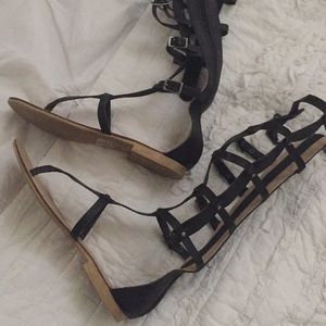 Leather Gladiator Sandals